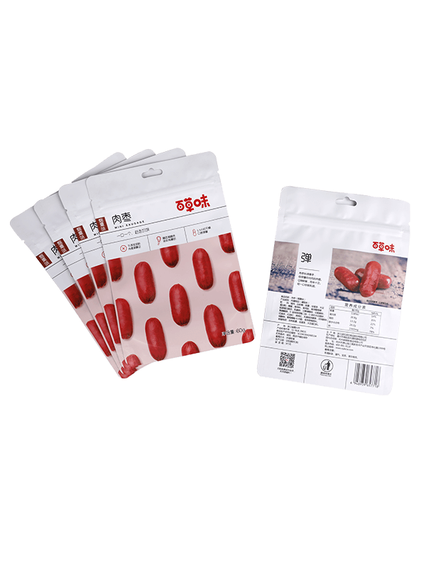 Lamination food grade matt finish snacks plastic packing bag