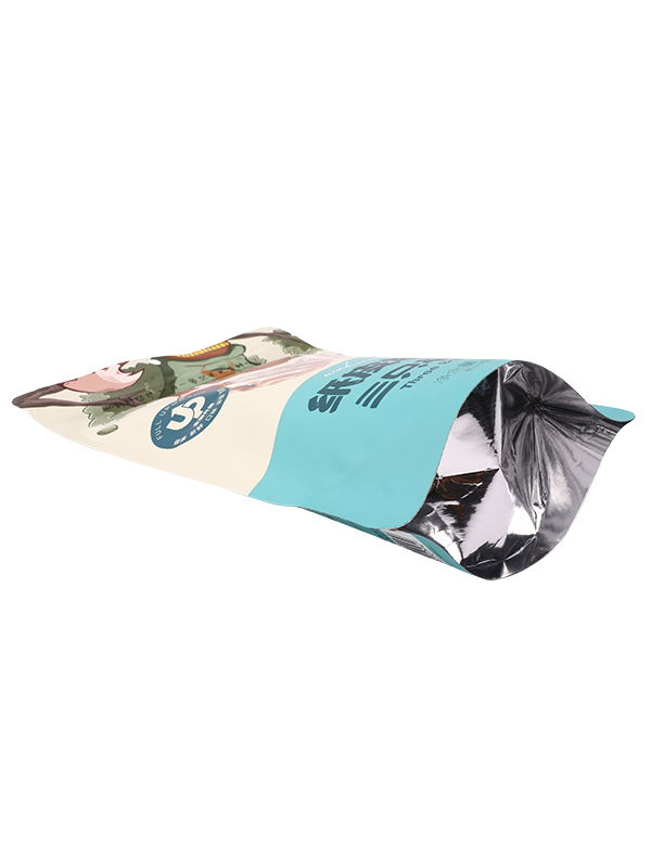 New design plastic bag with custom printing for snack food packaging